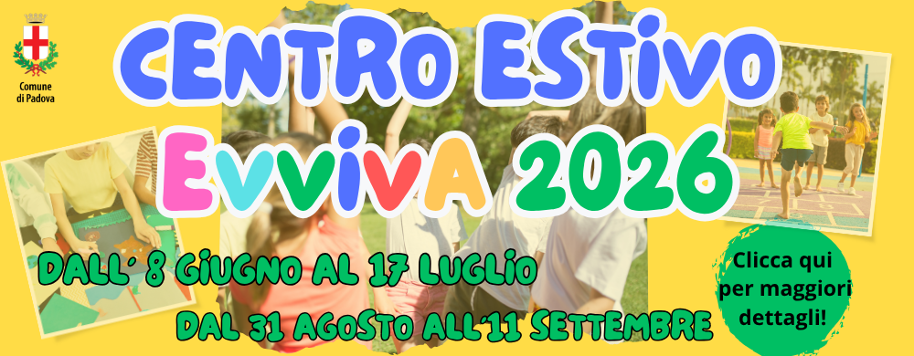 Banner CENTRO ESTIVO EVVIVA 2024